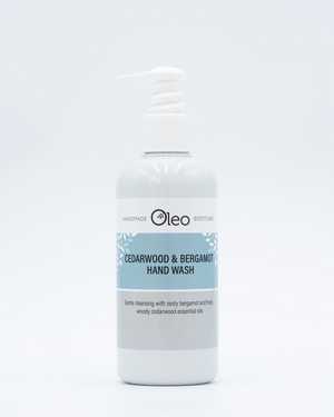 Cedarwood and bergamot hand wash