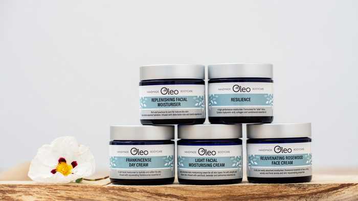 Facial moisturisers and creams by Oleo Bodycare