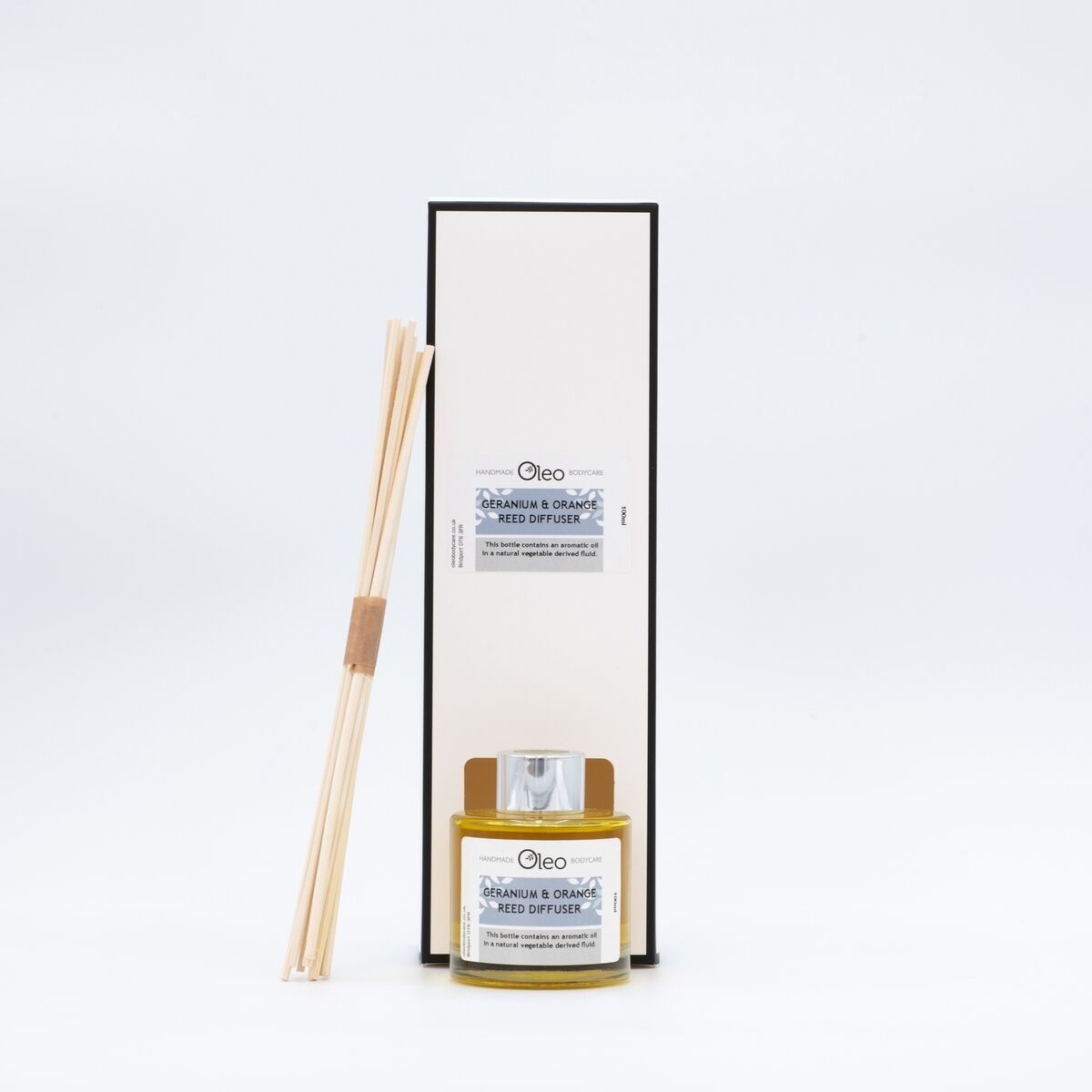 Oleo Geranium &amp; Orange Pure Essential Reed Diffuser Oil