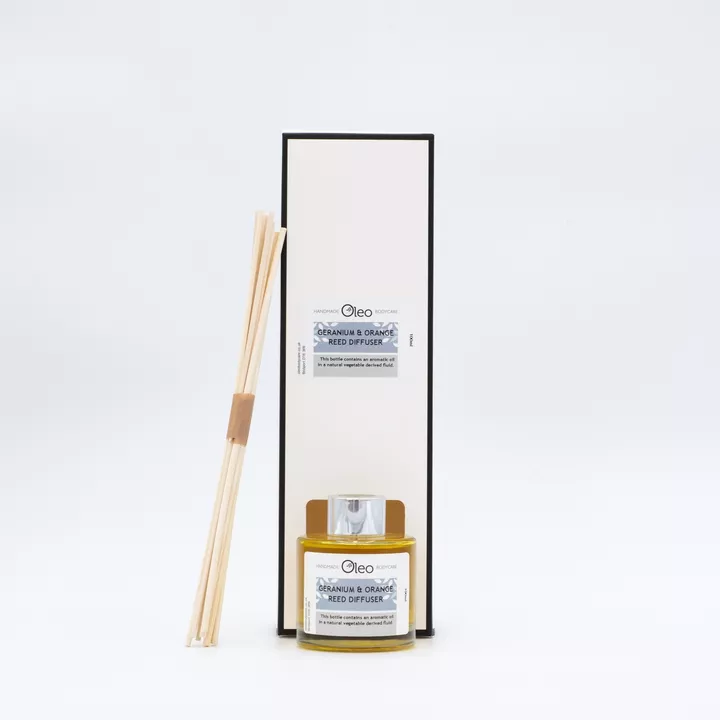Oleo Geranium &amp; Orange Pure Essential Reed Diffuser Oil
