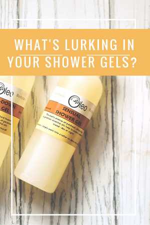 sensual shower gels from Oleo