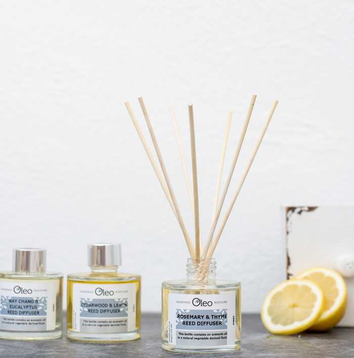 rosemary and thyme reed diffuser from Oleo rosemary and thyme reed diffuser from Oleo