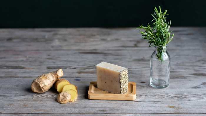 Oleo Bodycare Ginger & Rosemary Soap Oleo Bodycare handmade vegan Ginger & Rosemary Soap