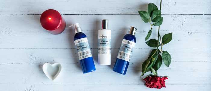 shower gels bath soaks and body lotions from Oleo