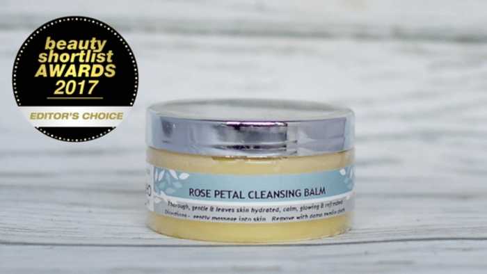 rose petal cleansing balm from Oleo
