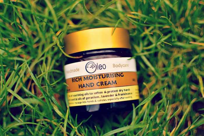 rich moisturizing hand cream from Oleo