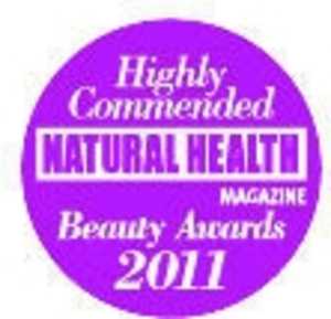highly recommended natural health magazine badge
