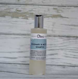 rosemary and nettle shampoo from Oleo