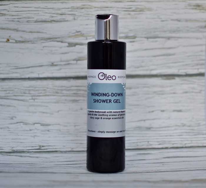 winding down shower gel from Oleo