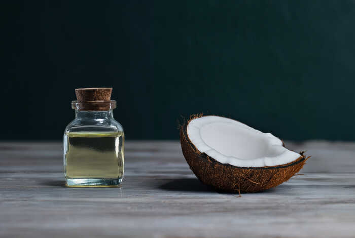 a coconut and cocunut oil a coconut and cocunut oil