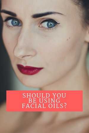 using facial oils 