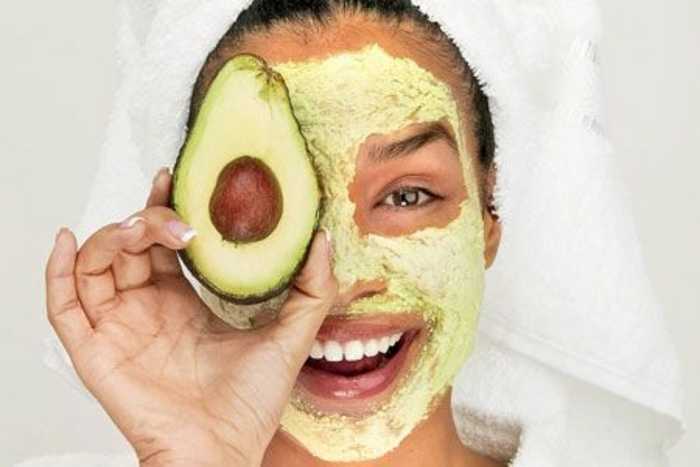 avocado natural face mask