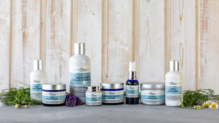 Oleo's vegan skincare range Oleo's vegan skincare range