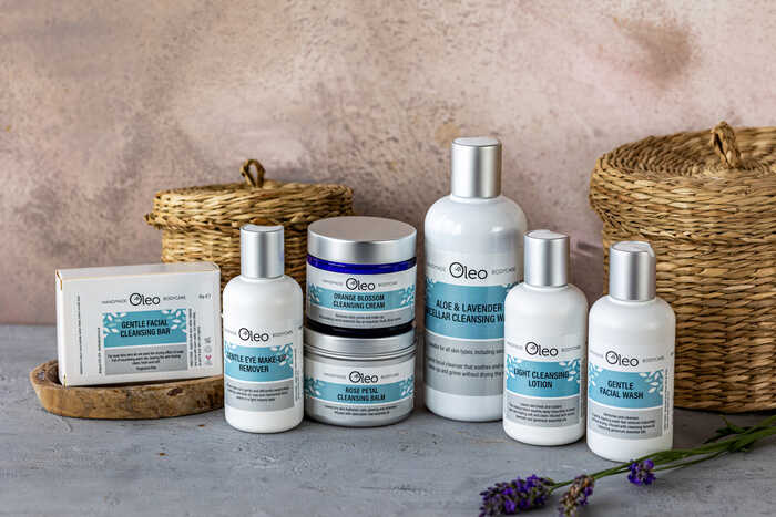 Oleo vegan skincare products