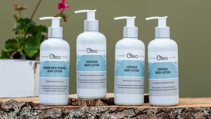 Vegan body moisturisers by Oleo Bodycare