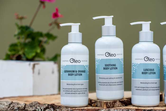 Oleo Bodycare vegan body lotions